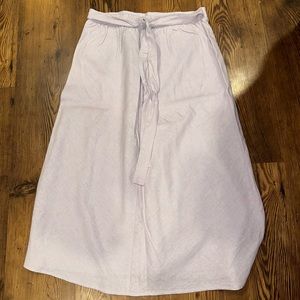 Roz & Ali Tie Front Skirt, Light Purple